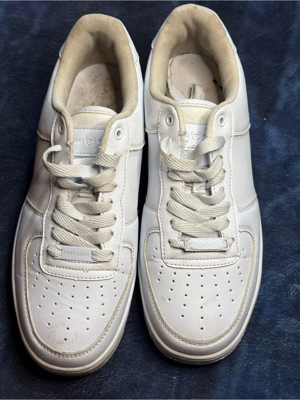 Men's White Synthetic Upper Casual Sneakers